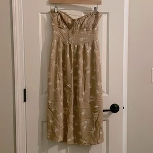 Amuse Society Strapless MIDI Dress